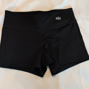 Mika Yoga Wear Black Athletic Shorts Size S/M Like New